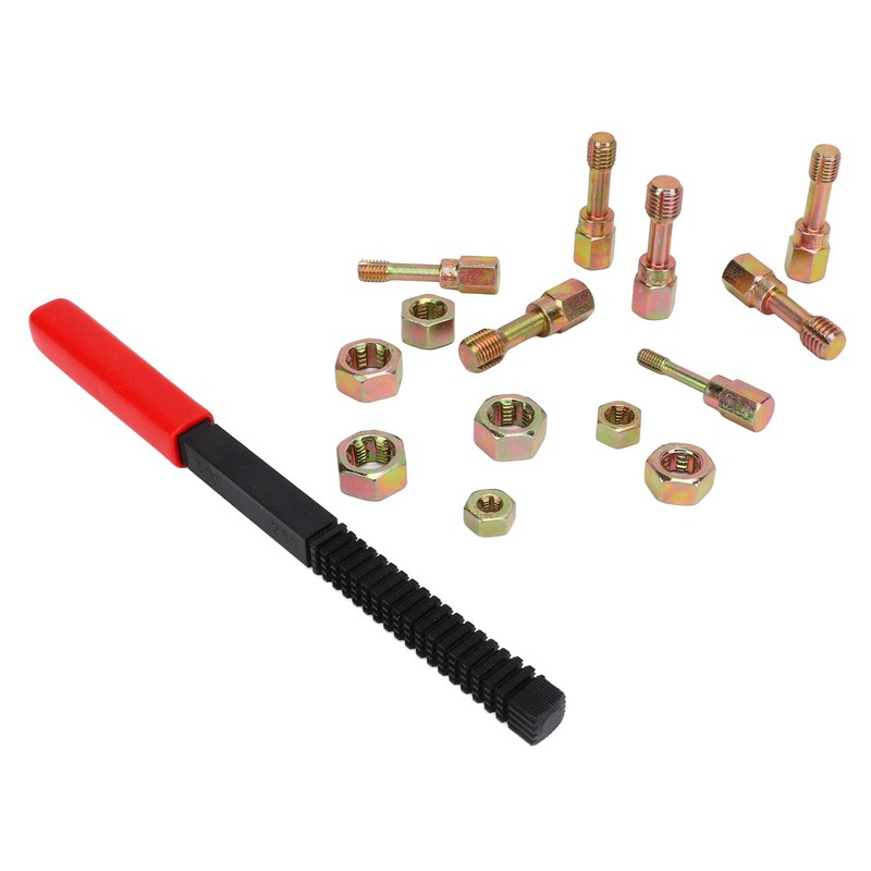 15pcs Metric Thread Chaser Set Carbon Steel Rethreading Tap Die