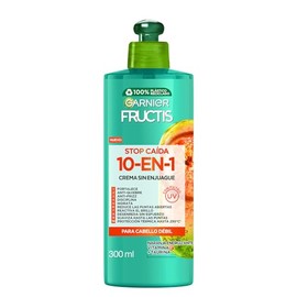 Garnier Fructis Crema para Peinar 10en1 Stop Caída Crece Fuerte 300ml, 328 grams, 1 unidad, 1