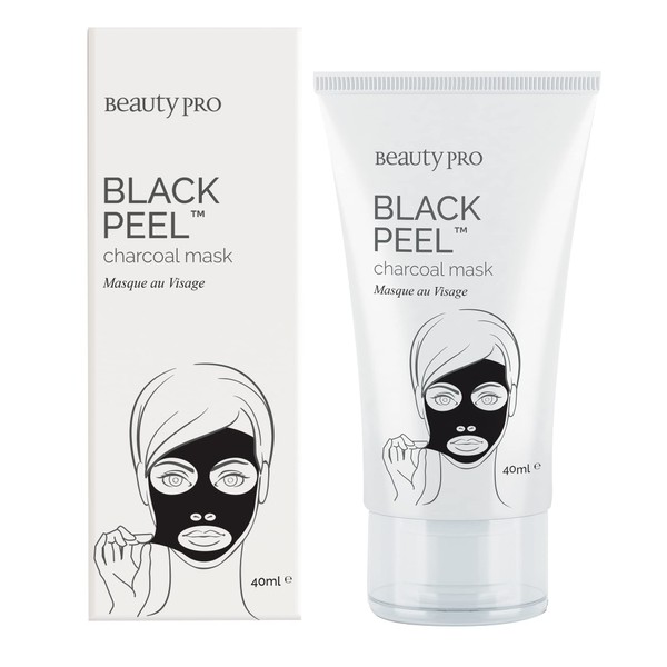 BEAUTYPRO BLACK PEEL Off Charcoal Mask 40ml Tube | Peel