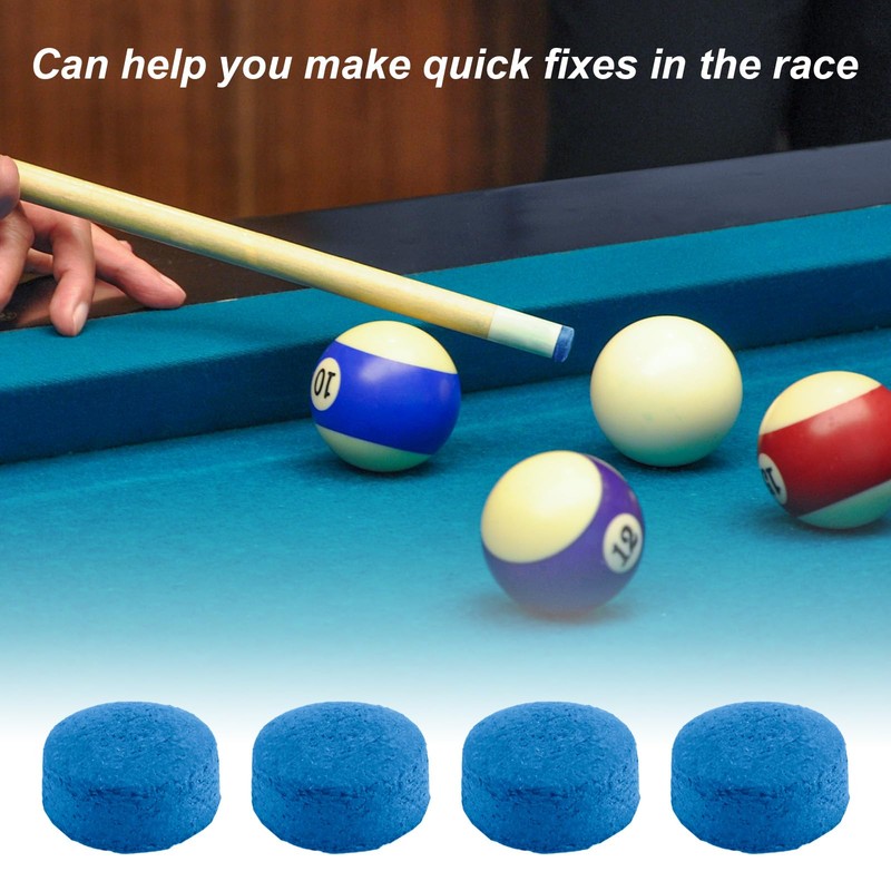 Jiujuda9 50 Pcs Pool Cue Tips, Snooker Cue Tips 10mm,