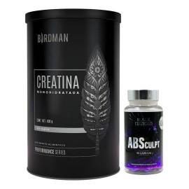 Kit Creatina 450 Gr Birdman + Quemador Reductor Abdominal Bp