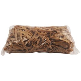 Q-Connect Size 70 Rubber Bands 454g Pack, brown|orange|gold|oak|beige