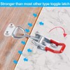 4 Pack Metal Toggle Latch,Box Closure Tension Lock Toggle Clamp