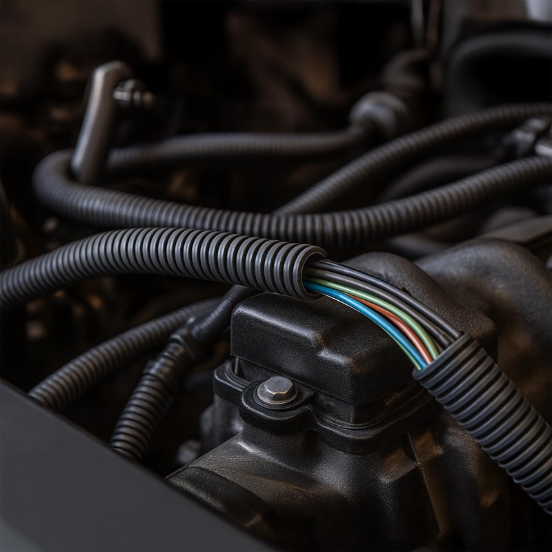 Electriduct Split Wire Loom Tubing Polyethylene Corrugated Flexible Conduit -