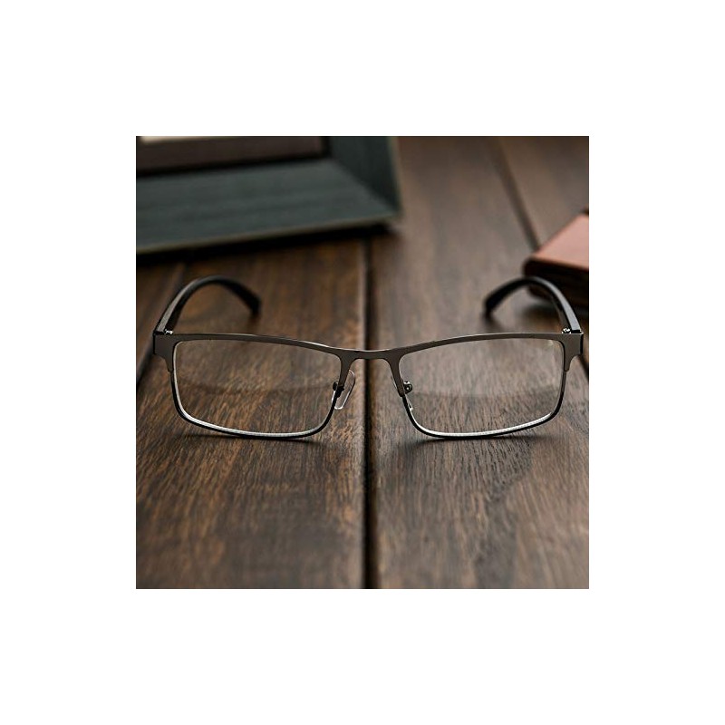 EgBert Fashion Black Myopia Glasses Metal Full Frame Myopia Glasses