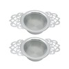 2Pcs Tea Strainer with Bowl, Stainless Steel Loose Tea Strainer,