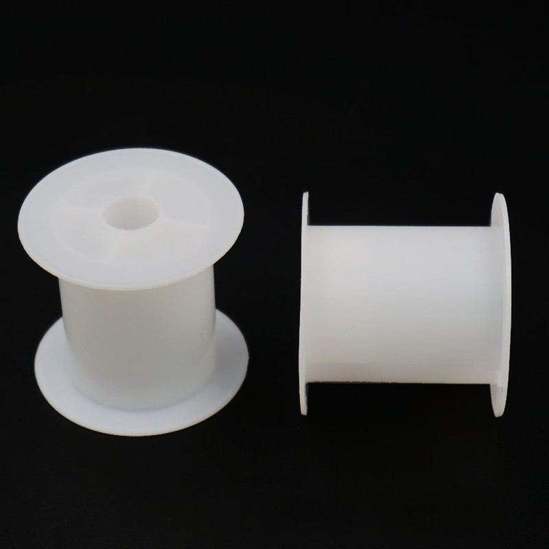 Bluemoona 20 PCS - Empty Plastic Wire Spools Bobbins Round