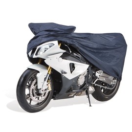 Cartrend Motorcycle cover, weatherproof, size M, polyester, blue