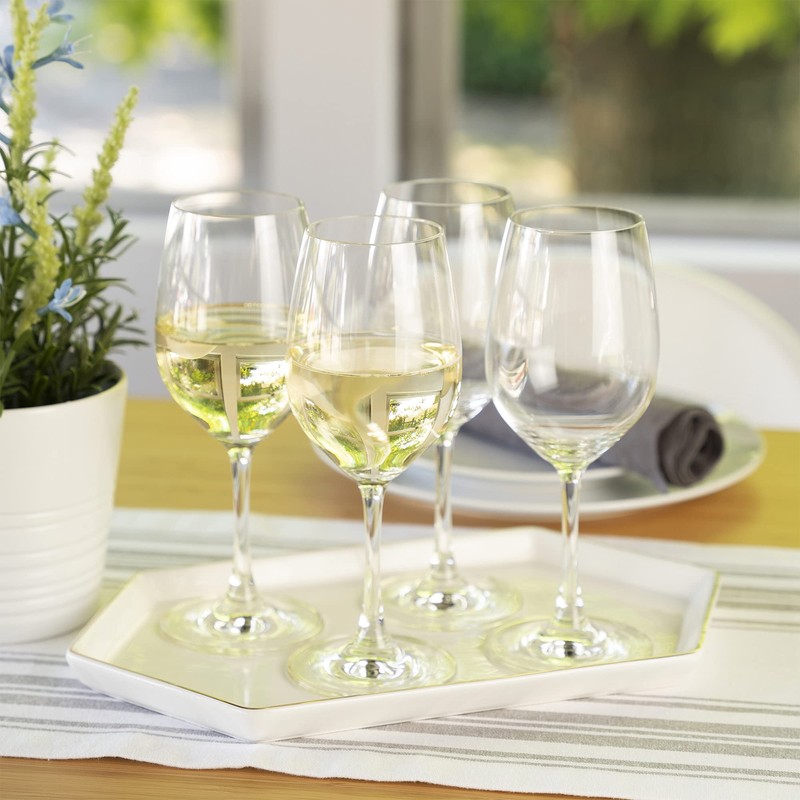 Spiegelau Wine Lovers White Wine Glasses, Set of 4, European-Made