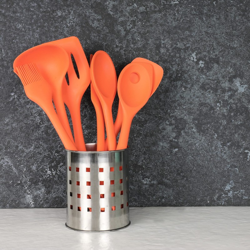 Chef Craft Premium Silicone Turner, 11.75", Orange