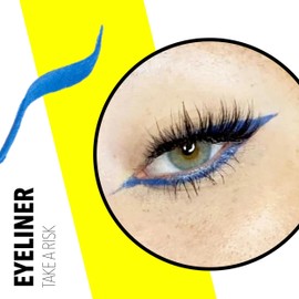 Banana Beauty Eyeliner Light Blue (Take a Risk) - Waterproof Make Up with Up to 14 Hours Hold - Precise Application - Vegan & Cruelty-Free - Dermatologically Tested