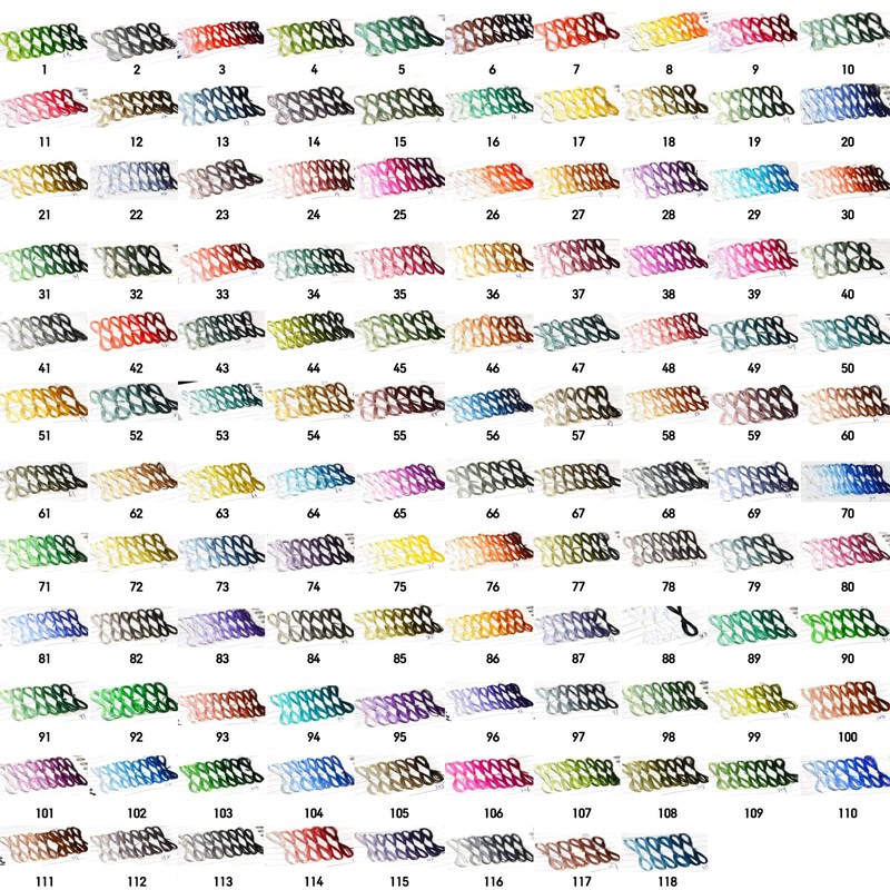 MINGGUXIUYI Natural 100% Silk Thread, Handmade Embroidery Thread, Silk Embroidery