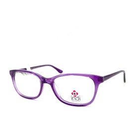 Indi KG 6003 Eyeglasses Purple Square Full Rim Kids Girls Frames 48[]16 130 mm
