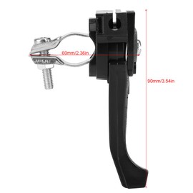 Throttle Lever with Screw Universal Durable Lawnmower Throttle Lever Fit for 23 ~ 27 mm Handlebar for Petrol Self Propelled Mower Trimmer Chainsaw Garden Agriculture Supply