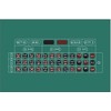 XIAXIN Roulette Blackjack Reversible Layout Mat ZA-410+ZA-411 (EURO Spec Game