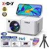 XGODY 8K UHD Native 1080P Projector LED WiFi Smart Home