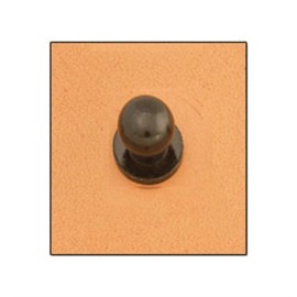 Tandy Leather Button Stud 8mm Screwback Black Tandy Leather 11310-17