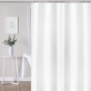 YISURE Extra Long Extra Wide Shower Curtain Liner 200x240cm, White