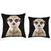 Meerkat Throw Pillow