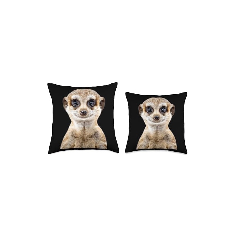 Meerkat Throw Pillow