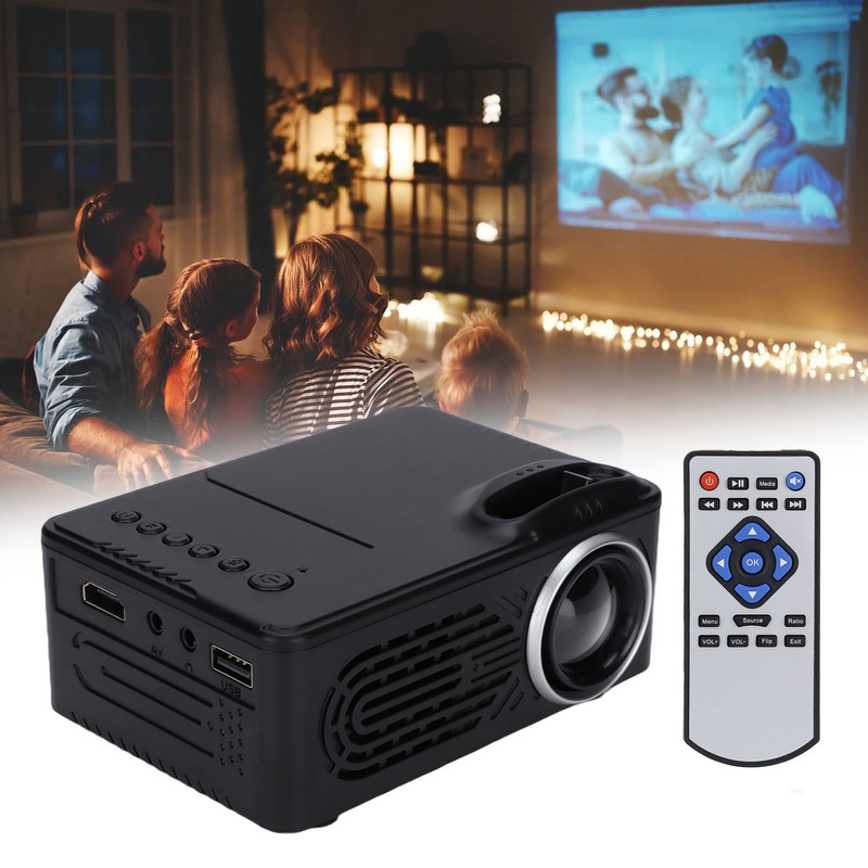 Mini Projector Portable with Audio and Video HD Multimedia Interface