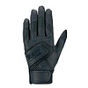 ZETT Batting Gloves, Ambidextrous, High School Rules, White (1100), M