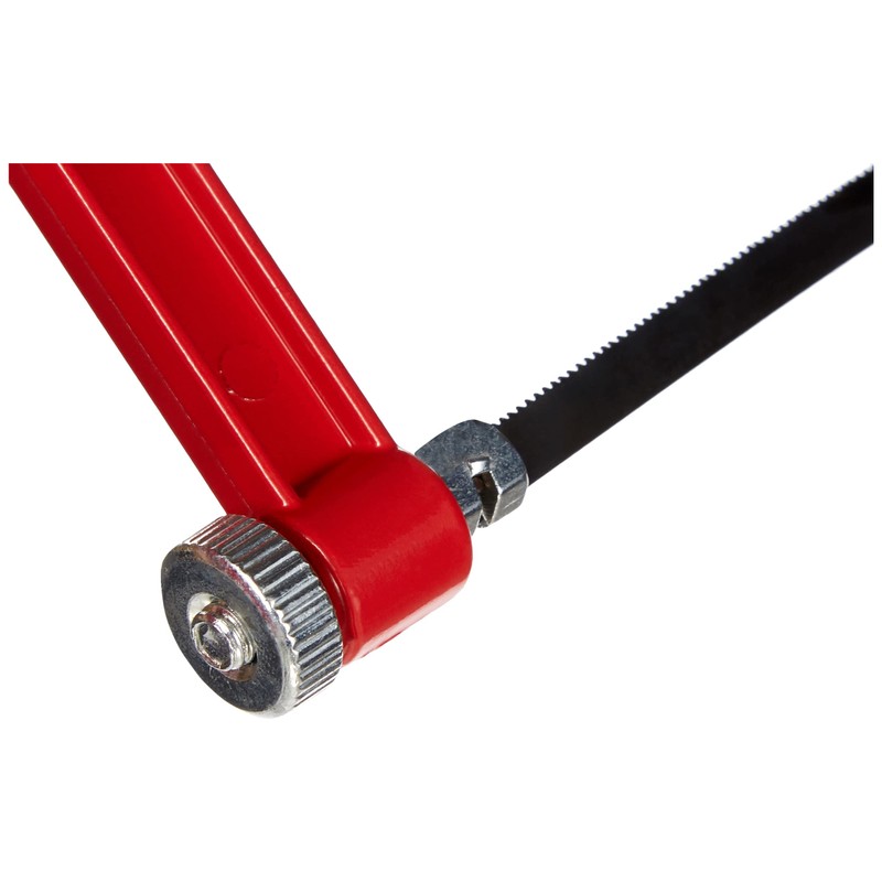 Hilka 43909006 Heavy Duty Junior Hacksaw, 6 inches, Red