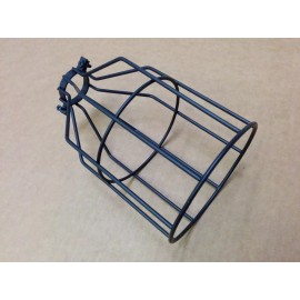 Simple Vintage Lighting Vintage Metal Steel Bulb Cage Industrial Lights Pendant Lamp Guard Black