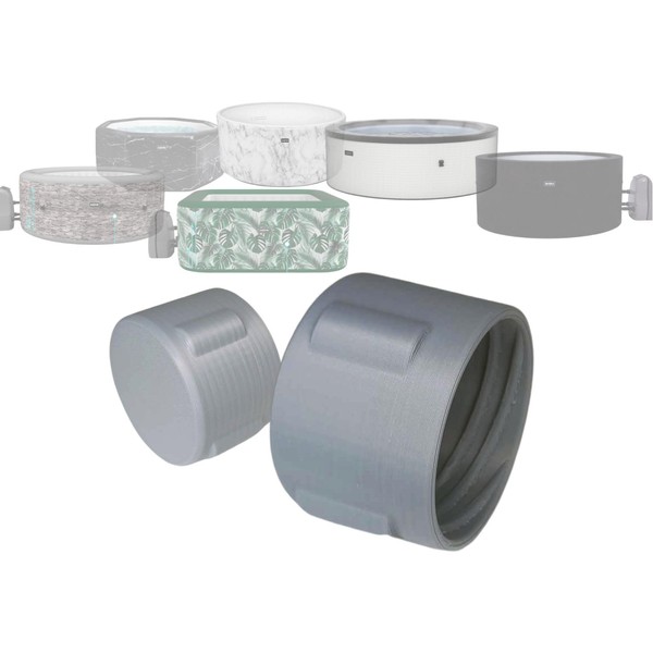 Hot Tub Safety Caps Compatible with Wave Spa Canadian Spa