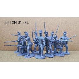 EXPEDITIONARY FORCE 54 TXN 01-FL THE ALAMO TEXIAN INFANTRY IN FOLDABLE CAPS