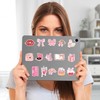 100 Pieces Coquette Stickers - Aesthetic Pink Cute Stickers for
