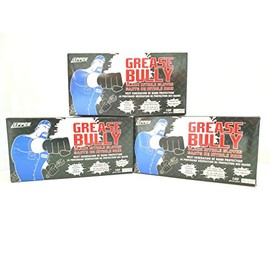 DENCO DISTRIBUTING, INC. Grease Bully Nitrile Gloves - 6MIL - Powder & Latex Free - 300 Count - 3 Boxes (Black, Large)