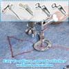 4-Piece Large Metal Darning & Free Motion Presser Foot Set