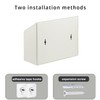 Hand Towels Box Cover,PU Leather Wall-Mounted Tissue Box Cover Holder