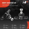 A-Premium 2 x Front Lower Ball Joint, Compatible with Honda
