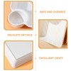 Dumpling Serving Plate With Saucer 4pcs Compartment Plastic Sushi Plate