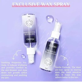 Unbranded 6PCS Wax Oil & Post Wax Oil Set 60ml Each Pre Wax Cleans Preps & Protects