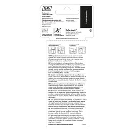 TePe Angle Yellow Interdental Brushes (0.7mm - Size 4) / Easy and simple interspace cleaning with long handle and angled neck - 6 Count (Pack of 1)
