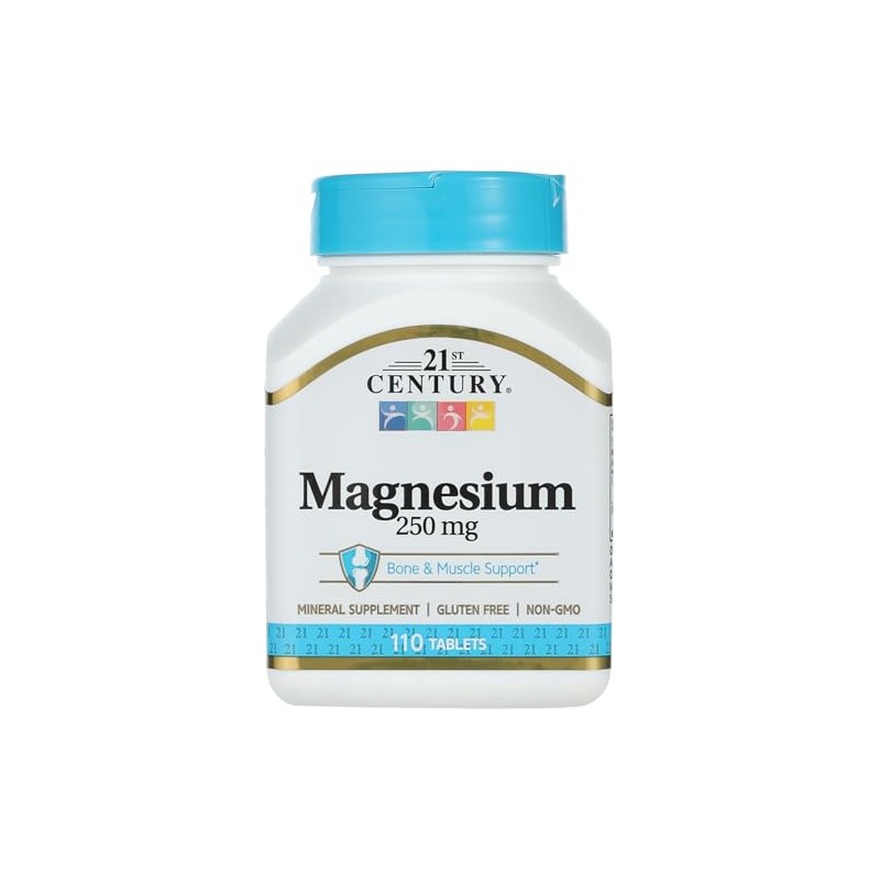 21st century magnesio 250mg, 110 taabletas