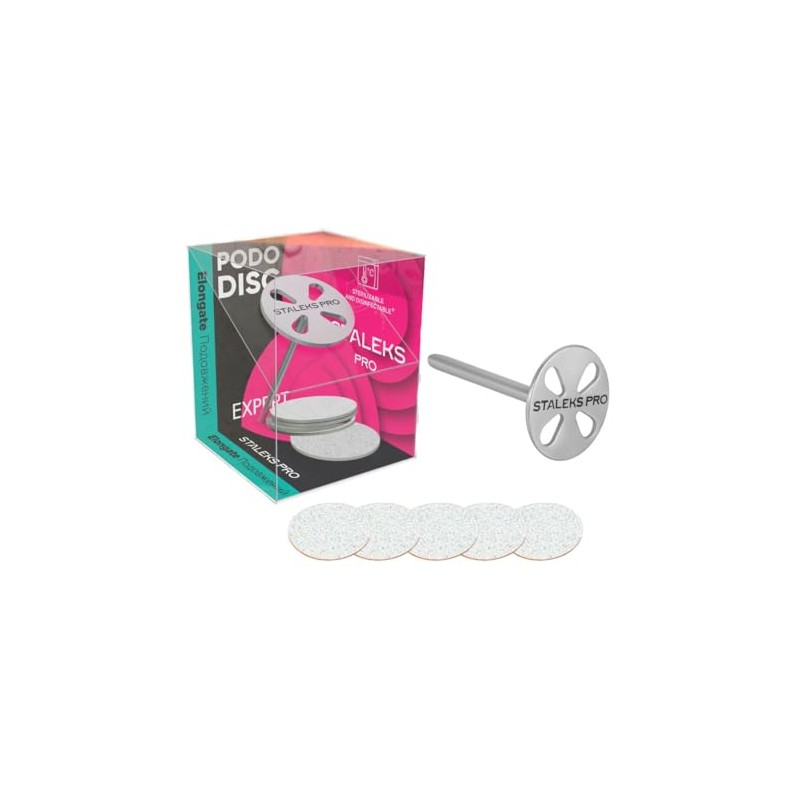 STALEKS PRO Pododiscus base M 20 mm with 5 refills