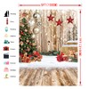 Dudaacvt 5x7Ft Christmas Backdrops for Photography Winter Snow Backdrop Rustic