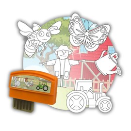 Smart Sketcher 2.0 Activity Cartridge, On The Farm, Over 50 Step-by-Step Activities, Ages 5+