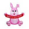 Lighted Inflatable Easter Bunny Easter Blow Up Rabbit with Built