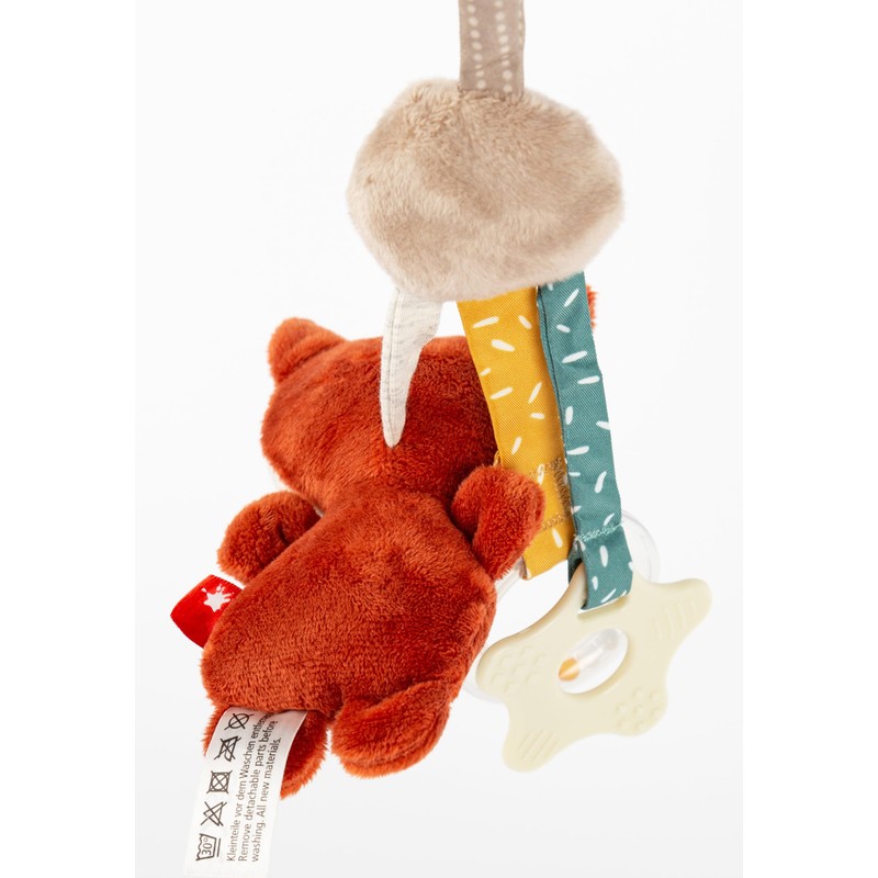 sigikid 43169 Baby Active Toy Fox, Red