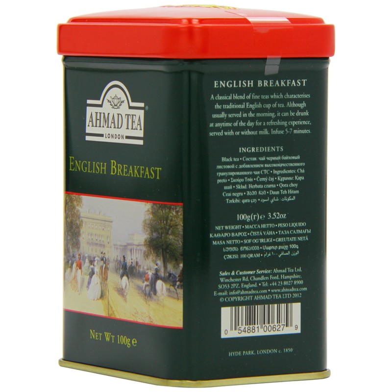 Ahmad Tea English Breakfast Tea, 3.5-Ounce Tins (Pack of 6)