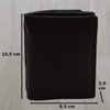 flevado Maxi Coin Compartment Leather Wallet Viennese Box Wallet with