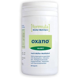 Oxano mobil Gelenk-Kapseln - Müller-Wohlfahrt, Glucosamin, Chondroitin, Kollagen, Ingwerextrakt, Vitamine, 60 Kapseln