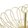 2 Tier Fruit Bowl Modern Nordic Design Geometric Detachable Gold