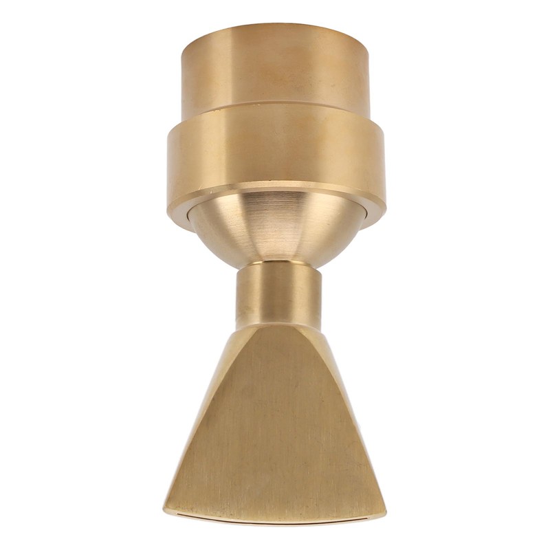 Fan Shaped Fountain Nozzle Copper Adjustable Uniform Water Spray Fan