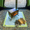 POMOLY Fire Pit Mat,Fireproof Mat Visible at Night-Great for Deck